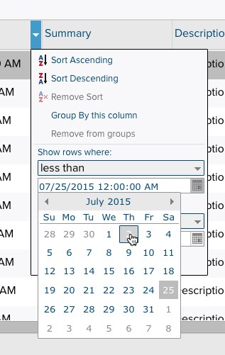 CalendarFilter