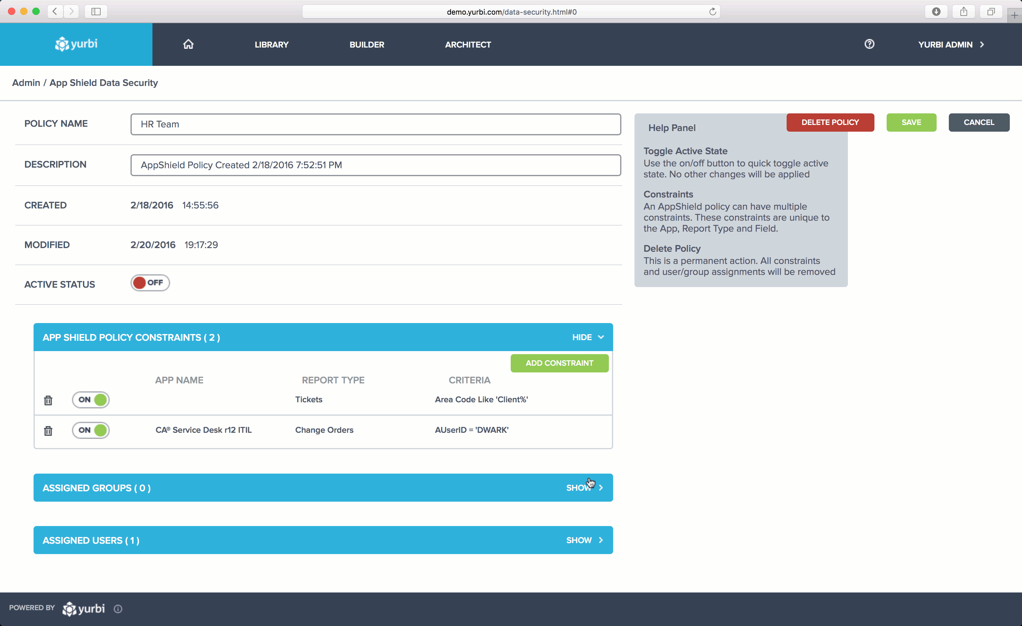 Yurbi App Shield Assign To Groups or Users or Both